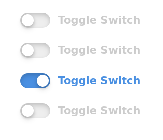 Easy toggle switches
