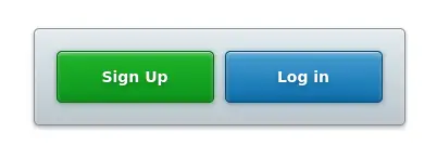 Proper UI buttons, blue and green