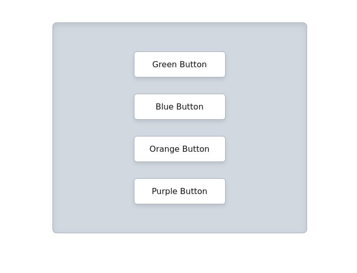 Four buttons that shine when hovered